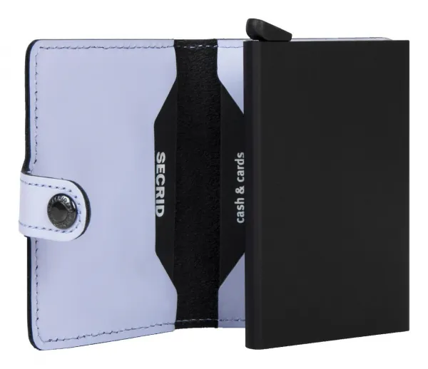 Kožená mini peňaženka Secrid Miniwallet Matte Lilac-Black