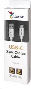 A-Data ADATA USB-C NA 3.1 A kábel, 100 cm, hliník