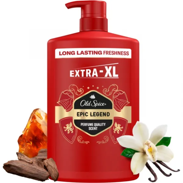Old Spice Epic Legend sprchový gél na tvár, telo a vlasy pre mužov 1000 ml