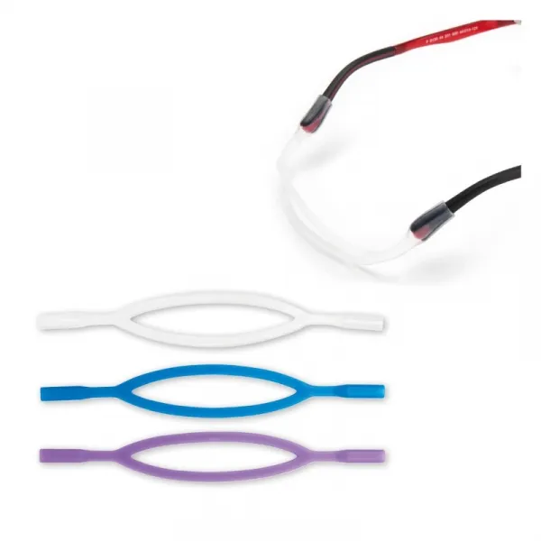 Šnúrka na okuliare CENTROSTYLE Silicone double cord stopper - S blue