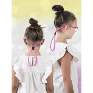 Šnúrka na okuliare CENTROSTYLE Silicon cord stopper L - pink