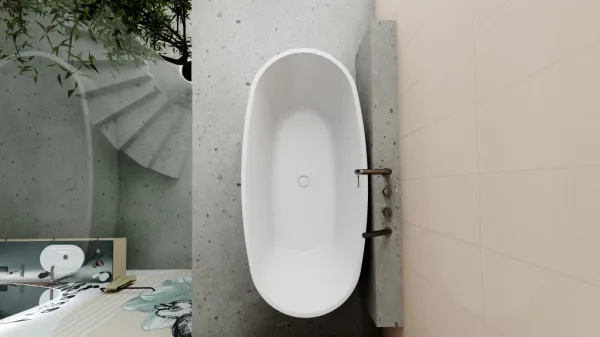DEANTE - Silia titán Vaňová batéria, 4otvorová, so sprchovacím setom BQS_D14M