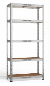 TP Living Dielenský regál G7030 strieborný/hnedý