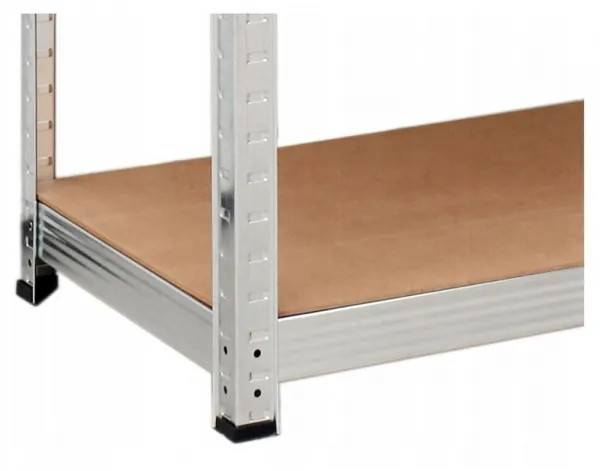 TP Living Dielenský regál G7030 strieborný/hnedý