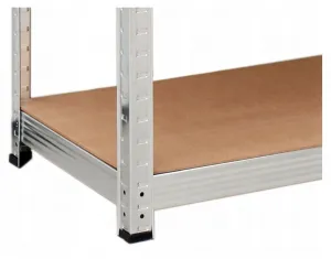 TP Living Dielenský regál G7030 strieborný/hnedý