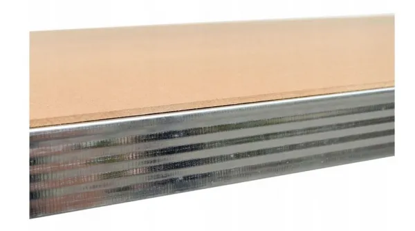 TP Living Dielenský regál G7030 strieborný/hnedý