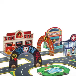 Auto Crazy Motors – Puzzl'Up Bláznivé mesto – 34 ks