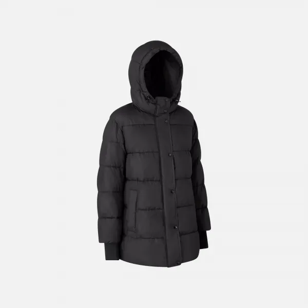 Black Women's Quilted Jacket Geox Spherica - Women's