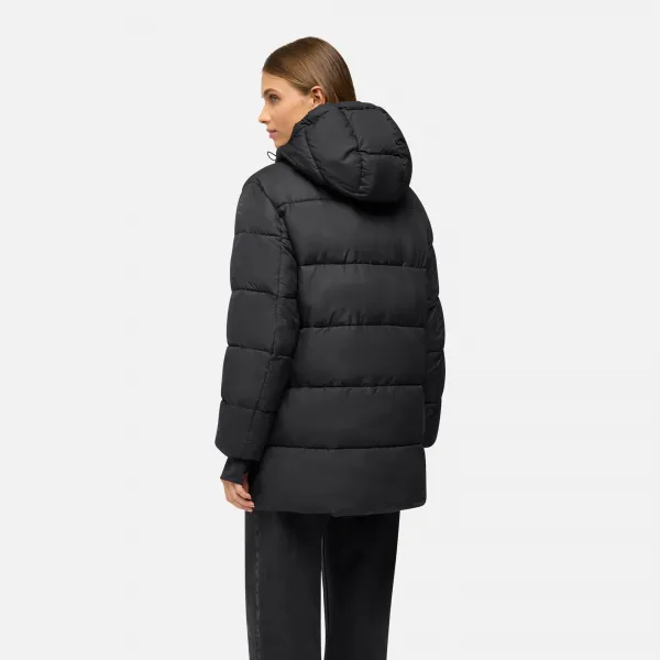 Black Women's Quilted Jacket Geox Spherica - Women's