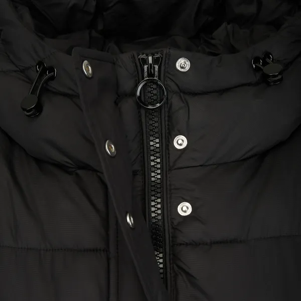 Black Women's Quilted Jacket Geox Spherica - Women's