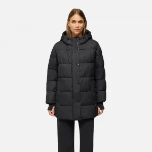 Black Women's Quilted Jacket Geox Spherica - Women's