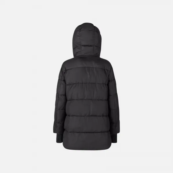 Black Women's Quilted Jacket Geox Spherica - Women's