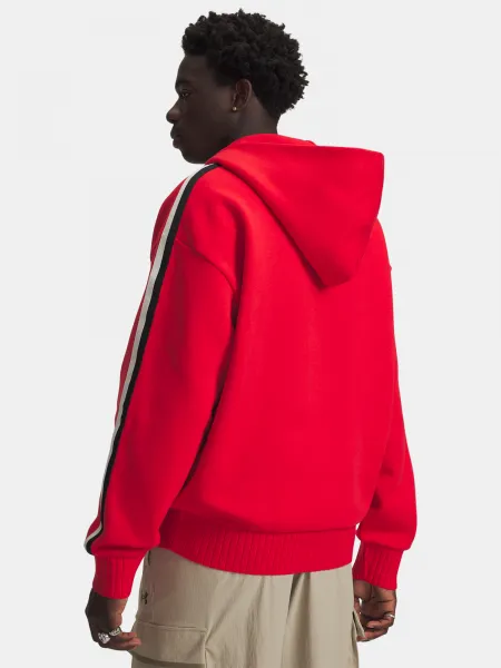 Men's Under Armour UA Icon Heavy Rib FZ-RED - Men's Sweatshirt
