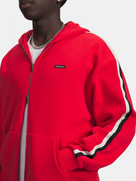 Men's Under Armour UA Icon Heavy Rib FZ-RED - Men's Sweatshirt