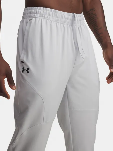 Men's Sports Pants Under Armour UA Unstoppable Tapered Pants-GRY - Men