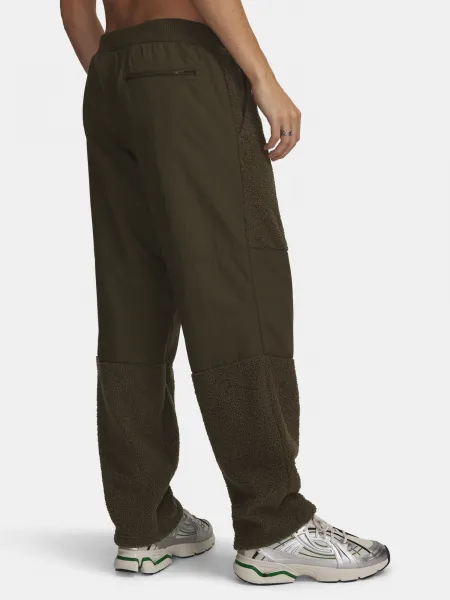 Under Armour UA High Pile Fleece Pants-GRN Men's Sports Trousers - Mens