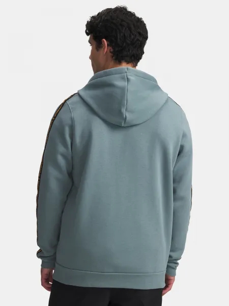 Men's Under Armour UA Icon Fleece FZ Taping-BLU - Men's Sweatshirt