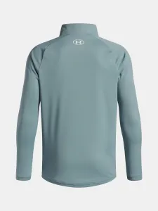 Boys' T-shirt Under Armour UA Tech 2.0 1/2 Zip-GRN - Boys