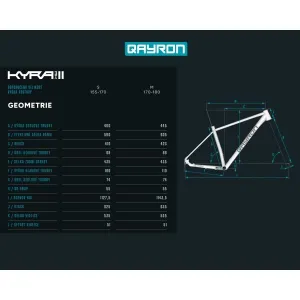 QAYRON KYRA 5 M Dámsky model horského XC bicykla, červená, veľkosť