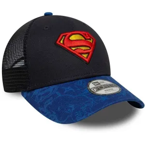 New Era SUPERMAN YOUTH TRUCKER 9FORTY Detská šiltovka, čierna, veľkosť YOUTH