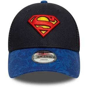 New Era SUPERMAN YOUTH TRUCKER 9FORTY Detská šiltovka, čierna, veľkosť YOUTH