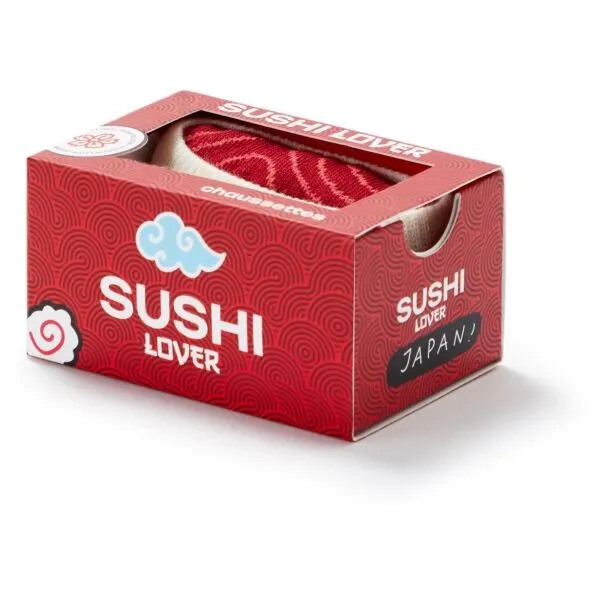 CELIO XMISOSUSHI Pánske ponožky, červená, veľkosť