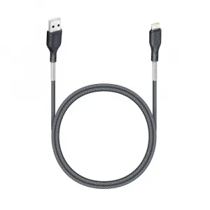 Forcell Carbon kábel, USB A - Lightning, 2,4 A, CB-01A, čierny, 1 meter