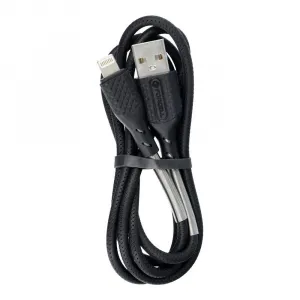 Forcell Carbon kábel, USB A - Lightning, 2,4 A, CB-01A, čierny, 1 meter