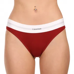 Dámske nohavičky Calvin Klein červené (QF8022-AF8) S