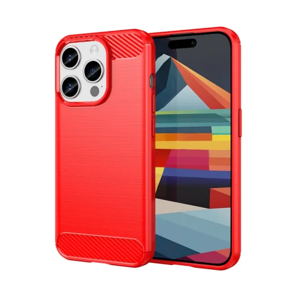 FLEXI TPU Kryt pre Apple iPhone 15 Pro červený