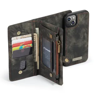 WALLET Ochranný kryt s peňaženkou 2v1 pre Apple iPhone 13 čierny