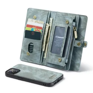 WALLET Ochranný kryt s peňaženkou 2v1 pre Apple iPhone 13 modrý