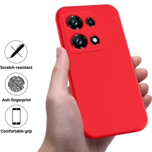 RUBBER Ochranný kryt pre Infinix Note 30 Pro červený