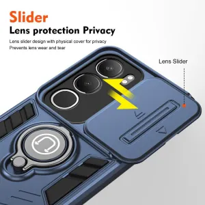 CAMPROTECT Kryt s držiakom pre Vivo Y19s modrý