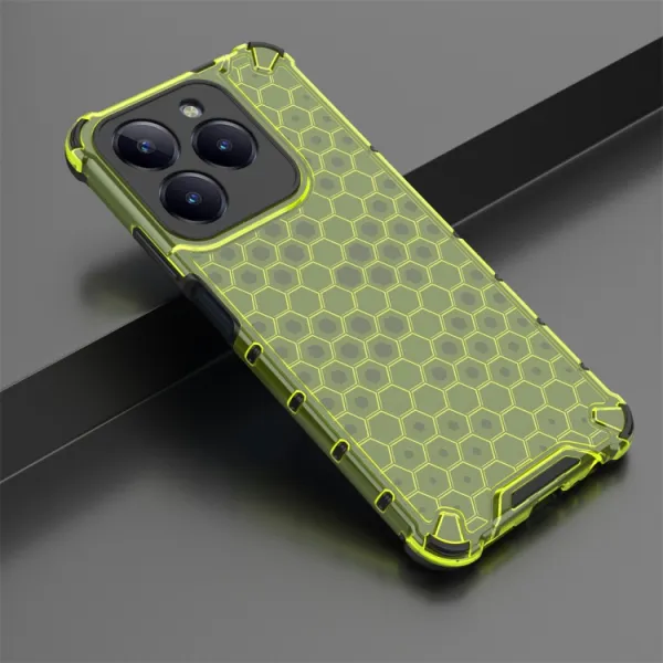 HONEYCOMB Ochranný kryt Realme C61 zelený
