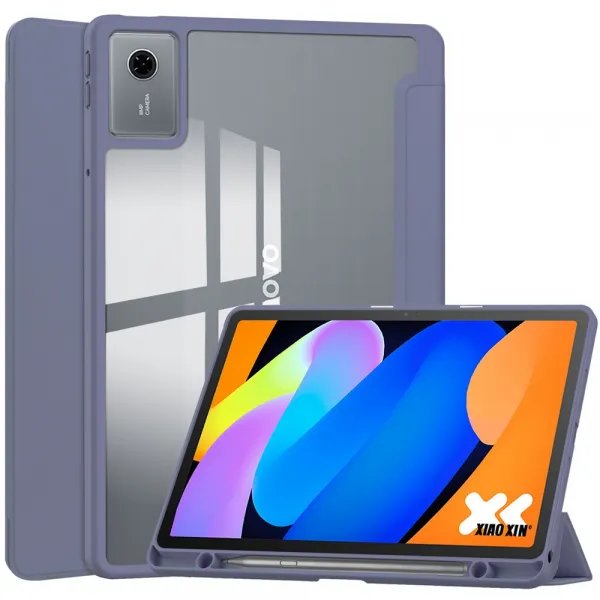 CRYSTAL Zaklápací obal pre Lenovo Idea Tab 11 / Tab K11 Gen2 fialový