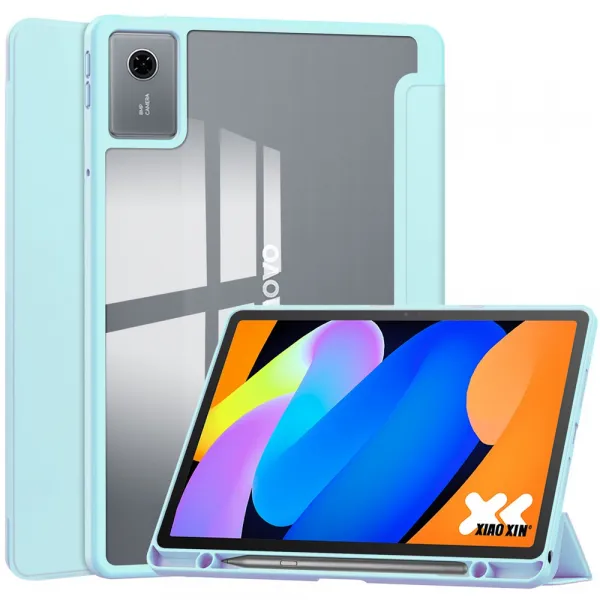 CRYSTAL Zaklápací obal pre Lenovo Idea Tab 11 / Tab K11 Gen2 svetlomodrý