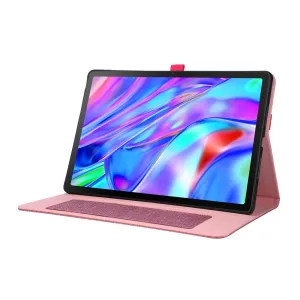 FABRIC Zaklápací obal pre Lenovo Idea Tab Plus / Tab K12 ružový