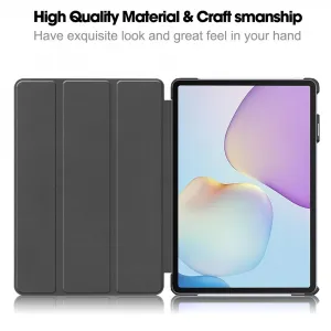 LEATHER Zaklápací kryt pre Huawei MatePad 11.5 2025 modrý