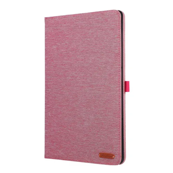 FABRIC Zaklápací obal pre Lenovo Idea Tab Plus / Tab K12 ružový
