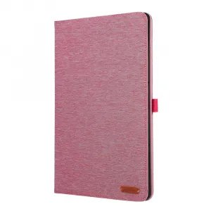 FABRIC Zaklápací obal pre Lenovo Idea Tab Plus / Tab K12 ružový