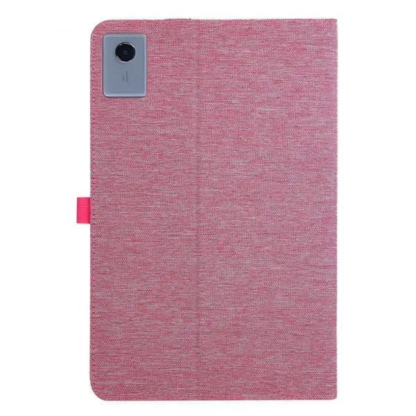 FABRIC Zaklápací obal pre Lenovo Idea Tab Plus / Tab K12 ružový