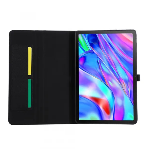 FABRIC Zaklápací obal pre Lenovo Idea Tab Plus / Tab K12 čierny