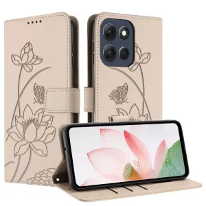 ART LOTUS Peňaženkové puzdro pre Motorola Moto G86 Power 5G béžové