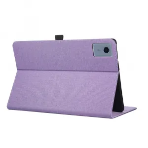 FABRIC Zaklápací obal pre Lenovo Idea Tab Plus / Tab K12 fialový