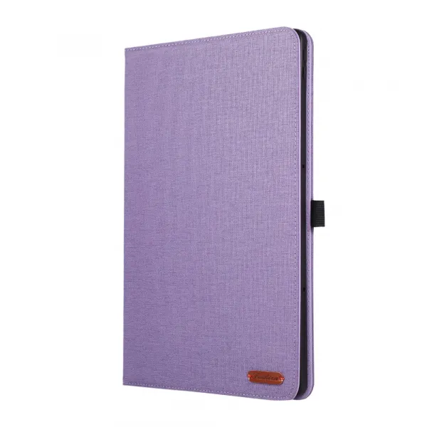 FABRIC Zaklápací obal pre Lenovo Idea Tab Plus / Tab K12 fialový
