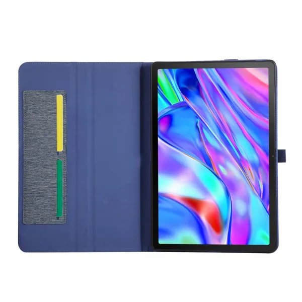 FABRIC Zaklápací obal pre Lenovo Idea Tab Plus / Tab K12 modrý