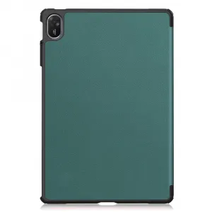 LEATHER Zaklápací kryt pre Huawei MatePad 11.5 2025 zelený