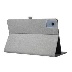 FABRIC Zaklápací obal pre Lenovo Idea Tab Plus / Tab K12 šedý