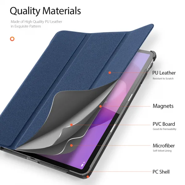 DUX DOMO Zaklápacie puzdro pre Lenovo Idea Tab 11 / Tab K11 Gen2 modré